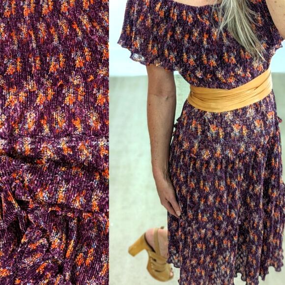 Vintage Peasant Midi Dress - Picture 3 of 10